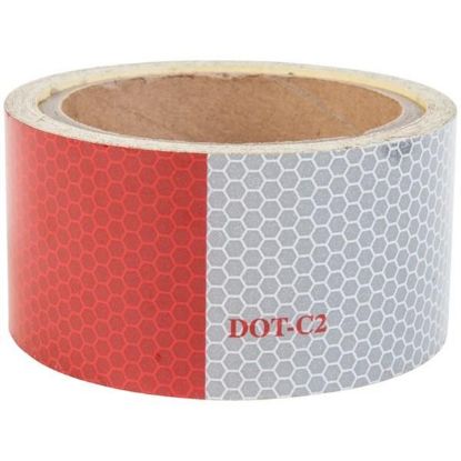 Picture of Red/white Safety Tape 2 In X 15 Ft