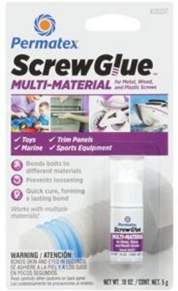 Picture of Thread-Lock Light Strength 5 G 85 Deg C Flash-Point 1500 - 2000 Cp At 25 Deg C Viscosity