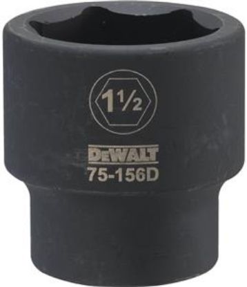 Picture of Socket-Wrench Impact-rated 6 Point Black-oxide-finish 1-1/2"