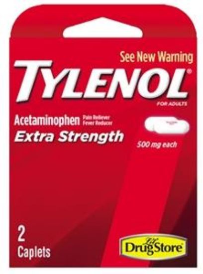 Picture of Tylenol Acetaminophen Extra Strength 500 Mg Tablets