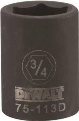 Picture of Socket-Wrench Impact-Rated Shallow 6 Point 1/2" Drive 3/4"