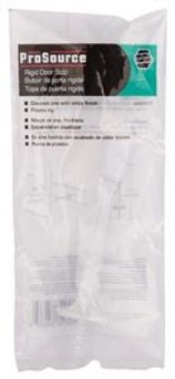 Picture of Door Bumper Rigid Die Cast Zinc Rubber Tip White 3-1/8"