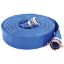 Picture of Lay-flat Water-pump Discharge-hose Pvc Blue 3" X Male X Female Thread