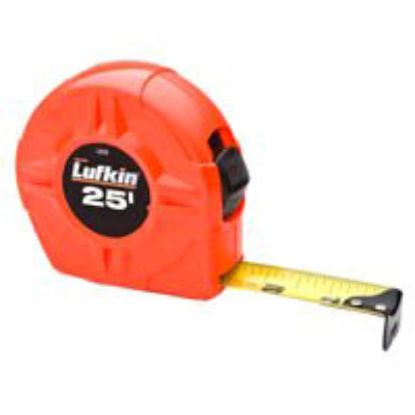 Picture of Tape-Measure L625 25 Ft X 1 In W Blade Steel-Blade Orange
