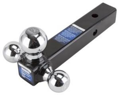 Picture of Tri-ball Hitch Black/chrome 8"