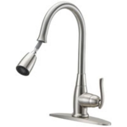 Picture of Kitchen-Faucet 1-faucet Handle Metal Brushed-nickel