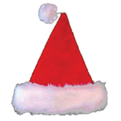 Picture of ™Santa's Forest™ Plush Santa Hat 17 in