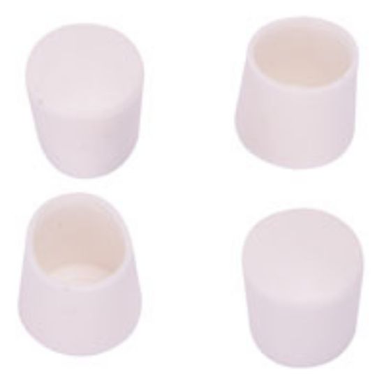 Picture of Leg-Tip Furniture Round Plastic White