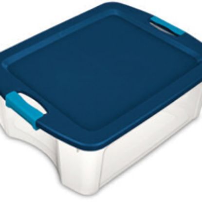 Picture of ™Sterilite™ Carry Tote 12 gal Capacity Plastic Clear