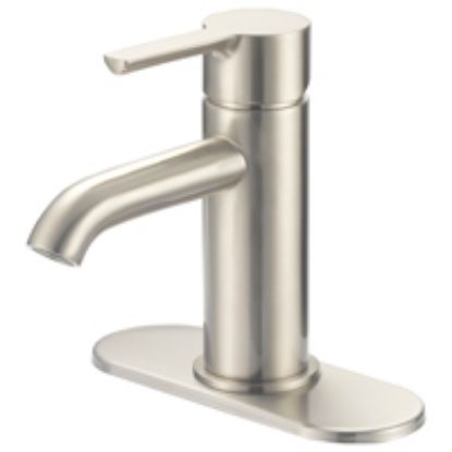 Picture of Lavatory-faucet 1 Or 3-hole W/psh Pop-up Satin-nickel
