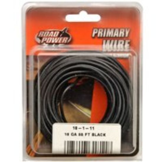 Picture of Primary-Wire 25 Vac 60 Vdc Copper Conductor Black Sheath