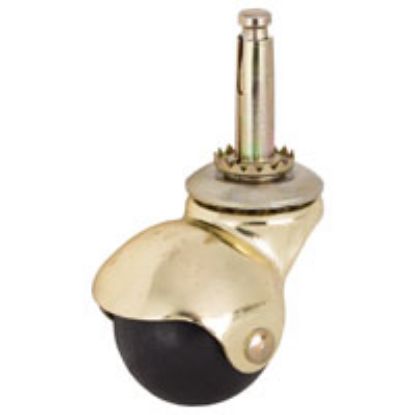 Picture of Ball Caster Hooded Bright-brass 70 Lb Weight Capacity 1-5/8"