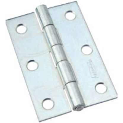 Picture of Utility-Hinge 28 Lb Weight Capacity Steel Zinc Non-removeable Pin 3" X 2"
