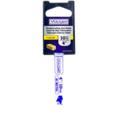 Picture of Reciprocating-Sawblade 10 Tpi 4 Inch-Long Spring-Steel-Body High-Speed-Steel