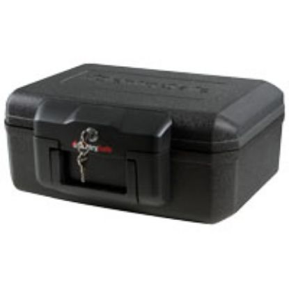 Picture of Master Lock Safe Fire Chest Black 6.1 In H X 14.3 In W X 11.2 In D Key Steel