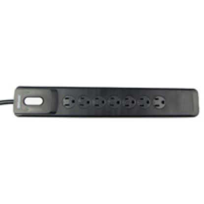 Picture of Power-strip 7-outlet 15 A 1800 W 1780 Joules Black 4' Cord