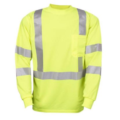 Picture of Tee-shirt Long-sleeve High-viz Type-r Class-3 Polyester 2x-large