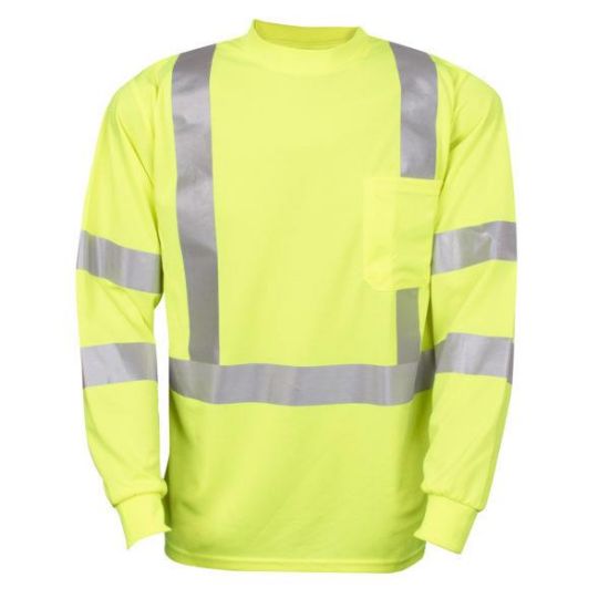 Picture of Tee-shirt Long-sleeve High-viz Type-r Class-3 Polyester 2x-large