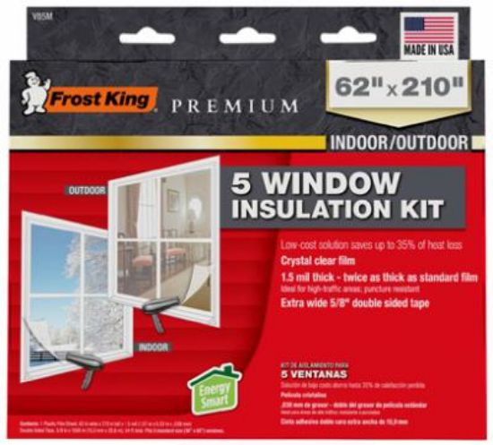 Picture of Window-insulation Shrink-film Indoor-&-Outdoor Clear 84" X 120"