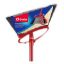 Picture of Broom Angled Household Poly-bristles Metal Handle