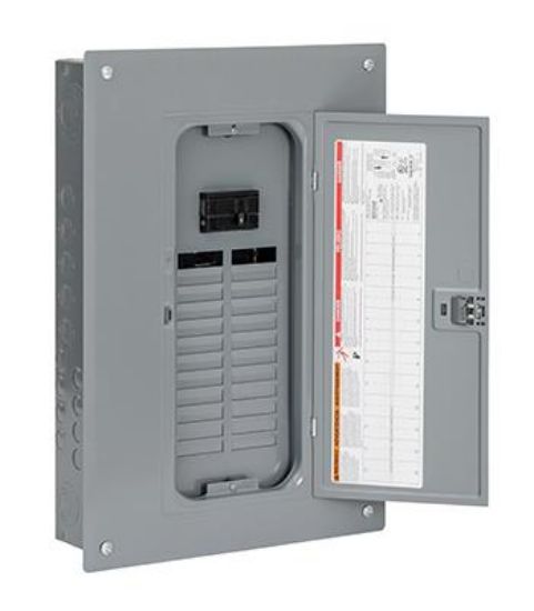 Picture of Load-center Qo 100 Amp Main-breaker Installed Flush Or Surface Mount Plug-on Neutral 24 Single-pole ...