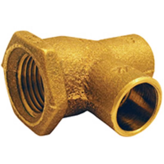 Picture of 1/2" C X F X C Straight-tee Cast-brass