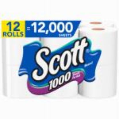 Picture of Toilet-paper 1000-sheet-roll 1-ply