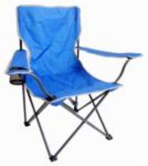Picture of Polyester Folding Quad Chair With Beverage Holder