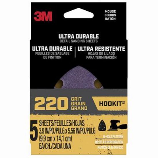 Picture of Detail Sanding Sheet Mouse Hook And Loop 22-grit 5/pack