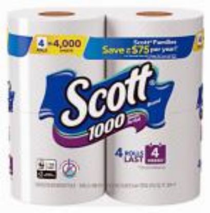 Picture of Toilet Tissue Single-ply 1000 Sheets/roll