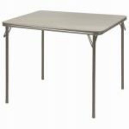 Picture of Folding Table Padded Vinyl Top Beige 34"