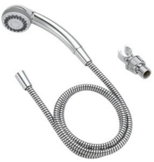 Picture of Shower-Head Hand-held With Hose And Bracket Chrome