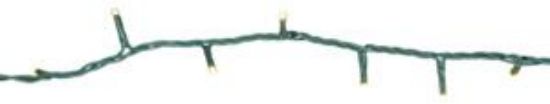 Picture of String-lights 100-lamps Warm-white Green-cord