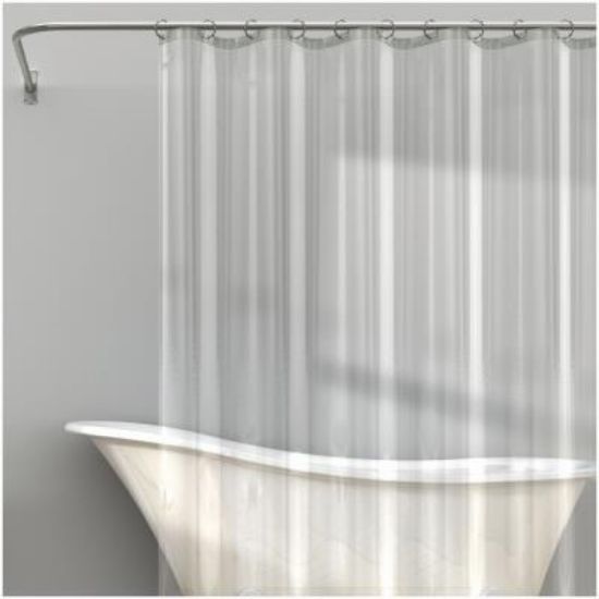 Picture of Shower-Curtain Liner Polyethylene-Vinyl-Acetate Light-weight Clear 70" X 72"