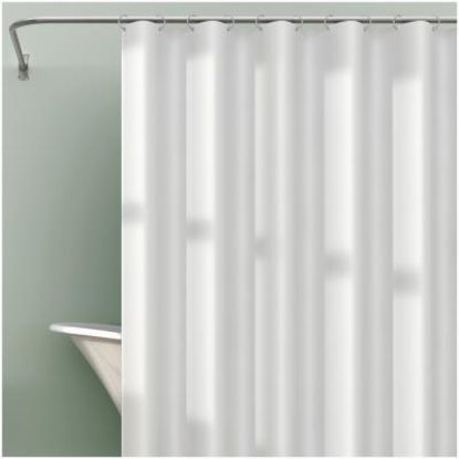 Picture of Shower-Curtain Liner Polyethylene-Vinyl-Acetate Heavy-weight White 70" X 71"
