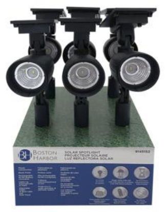 Picture of Solar Spotlight Stake Aa-battery-backup 12-lumens