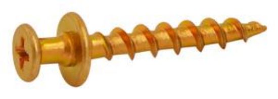 Picture of Drywall Screw-in Anchor Steel Gold 30-lb
