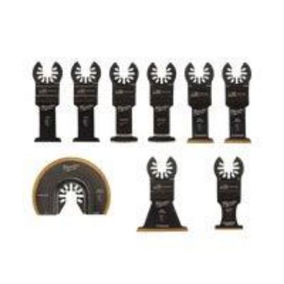 Picture of Saw-blade Oscillating Titanium-carbide Kit 9-pieces