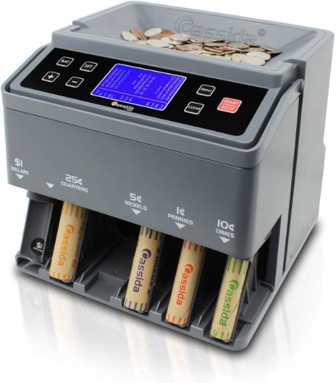 Picture of Cassida C300 Professional Usd Coin Counter, Sorter And Wrapper/roller