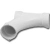 Picture of PVC-Plumbing Schedule-40 Tee-wye Long-turn Dwv H X H X H 2"