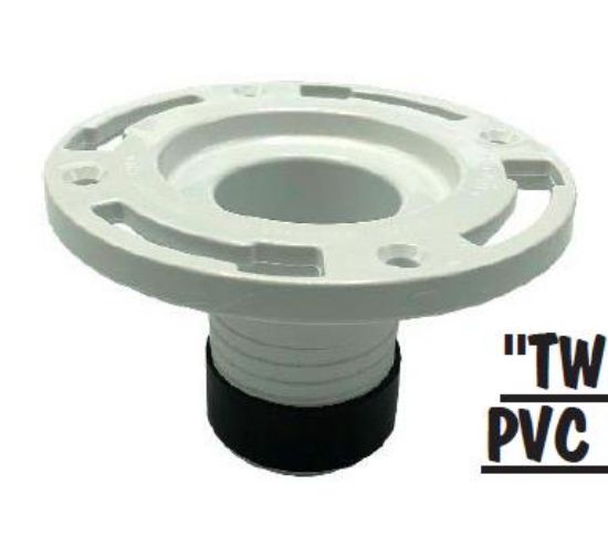 Picture of Closet Repair Flange Push-in Spigot 4"