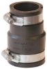 Picture of Schedule-40 Rubber-fitting Coupling Flexible Steel/pvc/cast-iron 1-1/2" X 1-1/4"