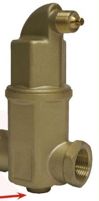 Picture of Air-separator Valve Hydronic-heating Brass 1"