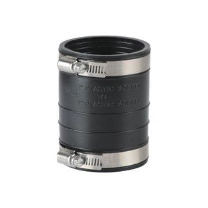 Picture of Schedule-40 Rubber-fitting Flexible Pvc Socket-to-socket 4"