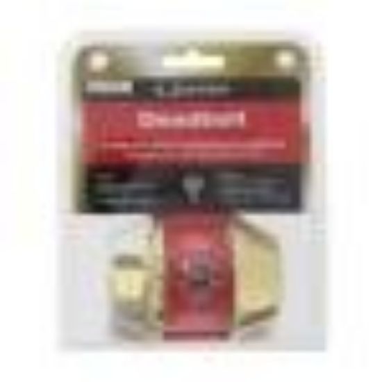 Picture of Deadbolt Single-cylinder Polished-brass Us3