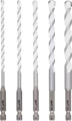 Picture of Drill-Bit Set Carbide Multi-material 1/4"-hex-shank 5-pieces