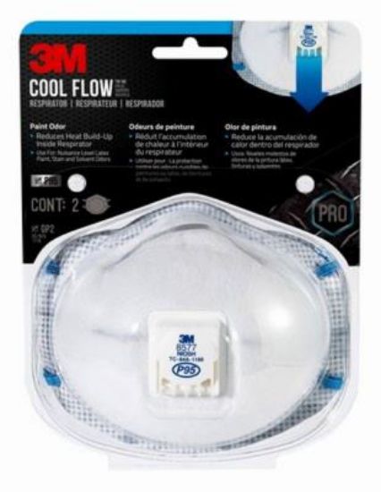 Picture of Disposable-Respirator P95 Paint-odor Relief With Valve Pack/2