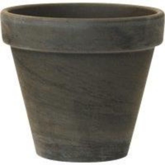 Picture of Flower-pot Standard Clay Dark-basalt 5-1/4"h X 6"d