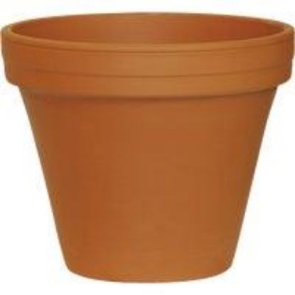 Picture of Flower-pot Standard Clay Terra-cotta 8-3/4"h X 10-1/4"d
