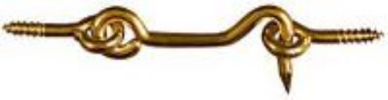 Picture of Hook-&-Eye Solid-brass 2"